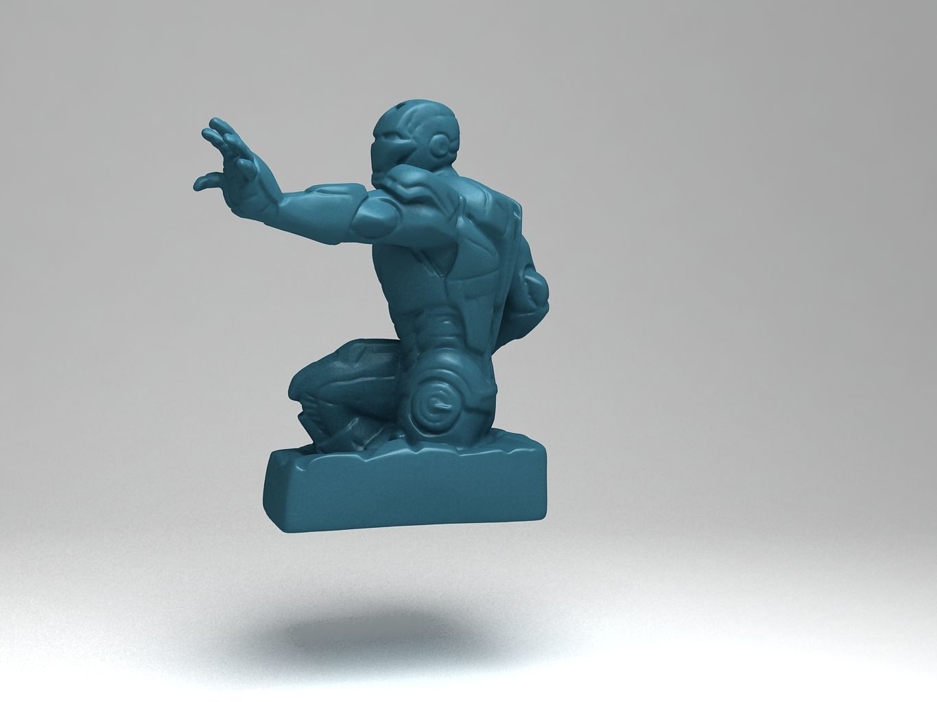 Iron Man Low-poly 3D model_15