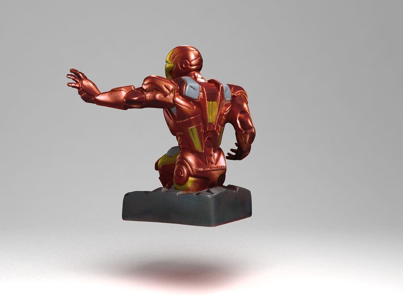 Iron Man Low-poly 3D model_5