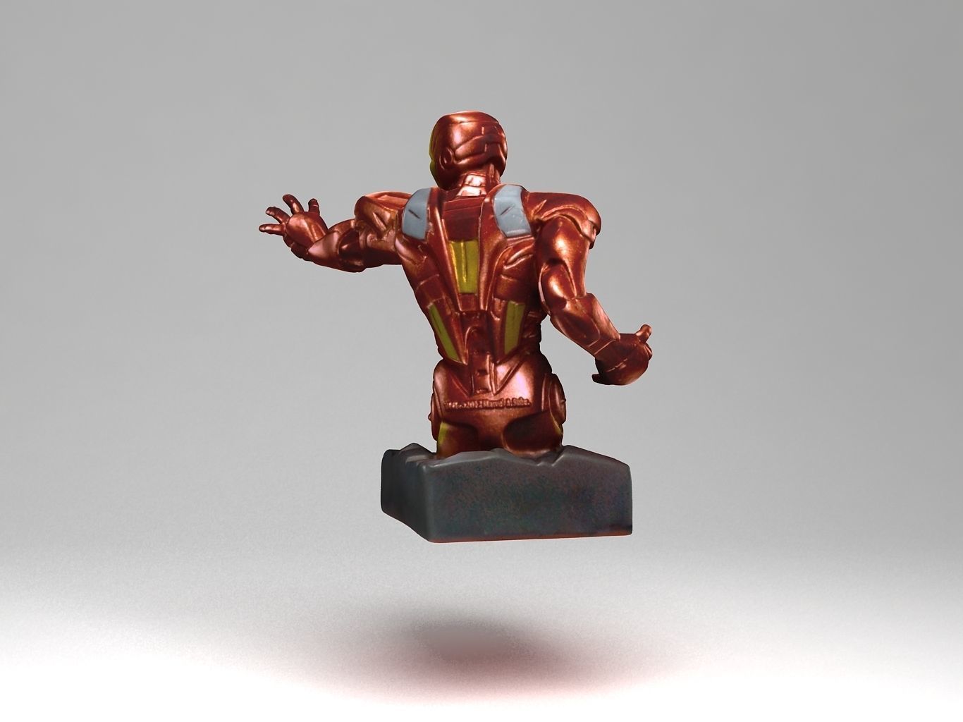 Iron Man Low-poly 3D model_4