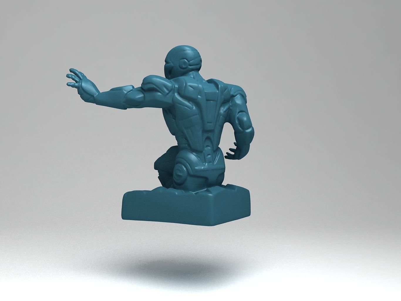 Iron Man Low-poly 3D model_14