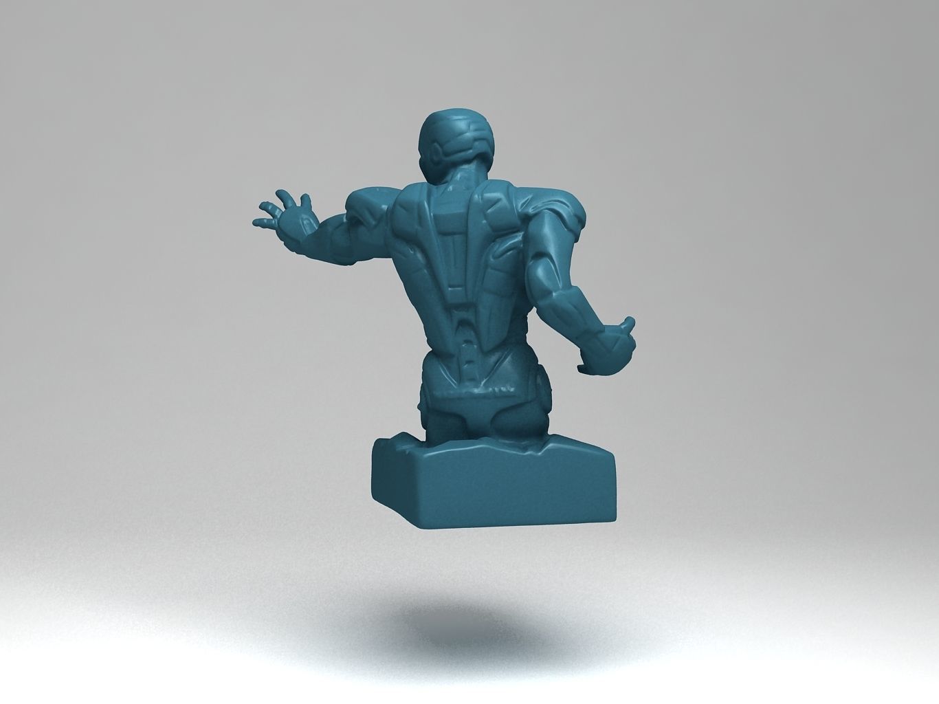 Iron Man Low-poly 3D model_13