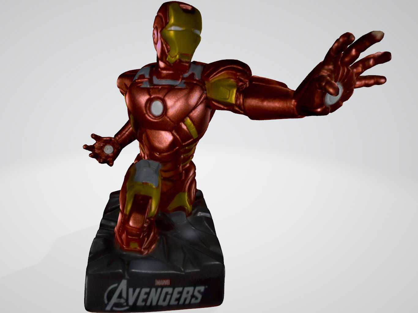 Iron Man Low-poly 3D model_18