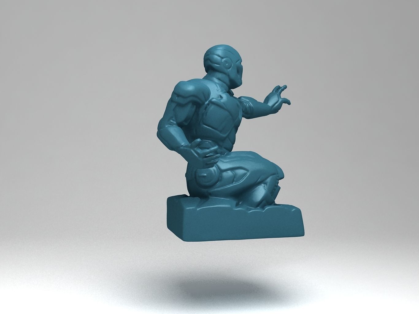 Iron Man Low-poly 3D model_11