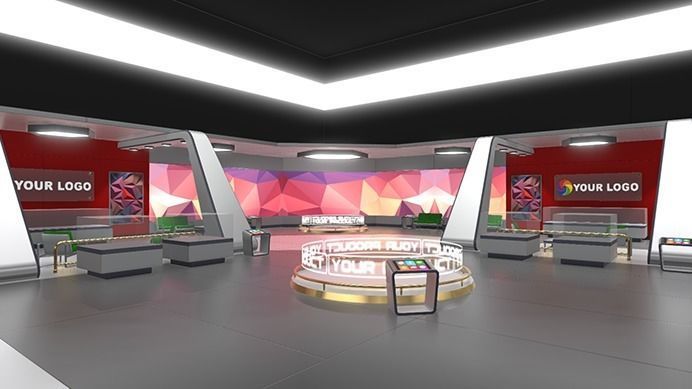 3D Showroom Level Kit Vol 6 Low-poly 3D model_3