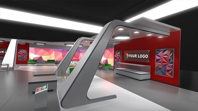 3D Showroom Level Kit Vol 6 Low-poly 3D model_5