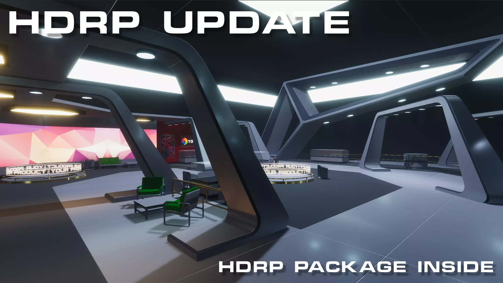 3D Showroom Level Kit Vol 6 Low-poly 3D model_0