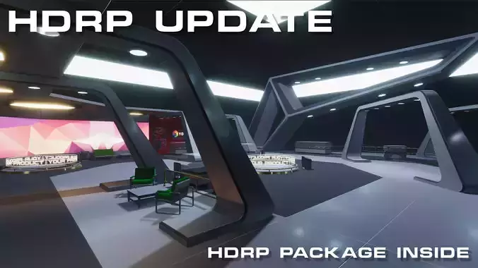 3D Showroom Level Kit Vol 6 Low-poly 3D model