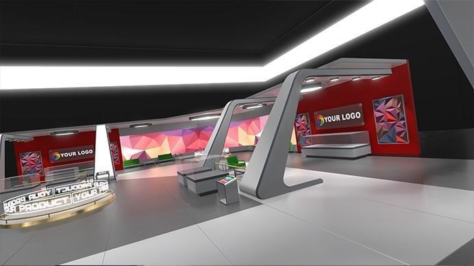 3D Showroom Level Kit Vol 6 Low-poly 3D model_6