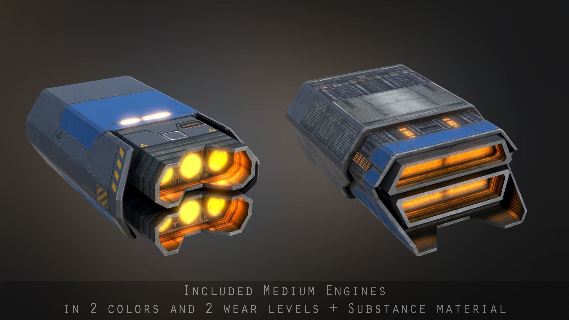 Praetor Gunship Low-poly 3D model_6