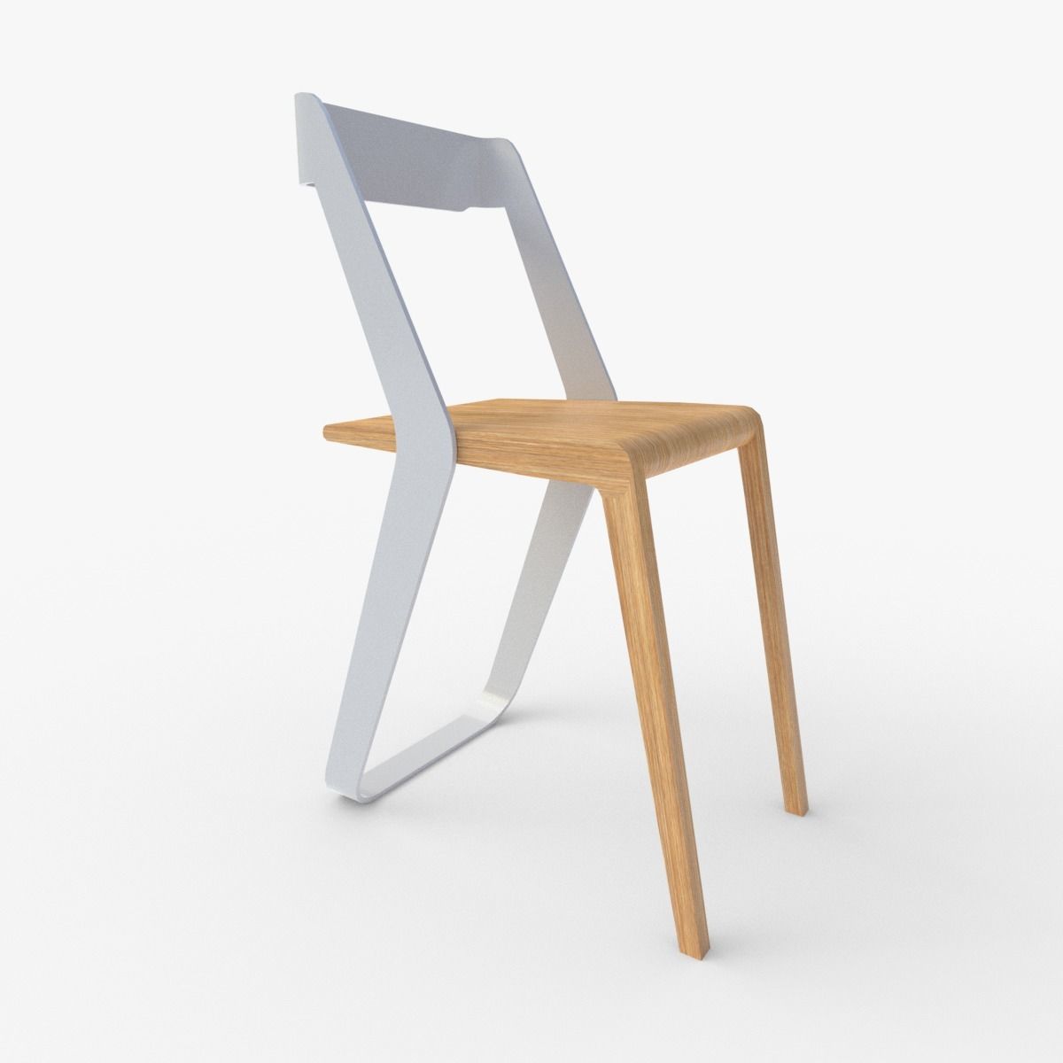 Ruban Chair Free low-poly 3D model_1