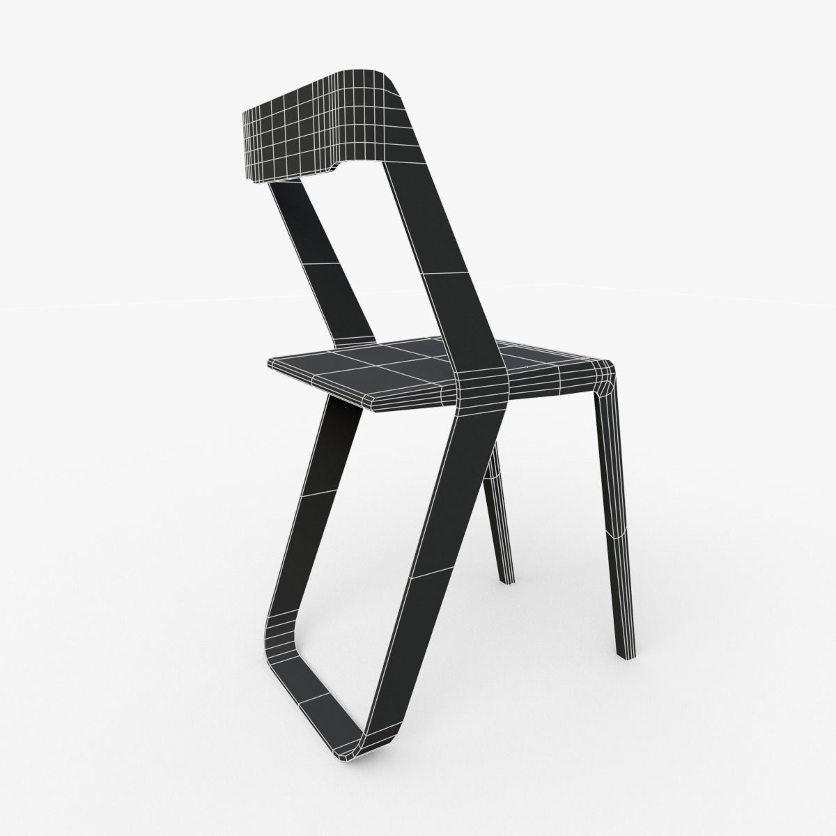 Ruban Chair Free low-poly 3D model_6