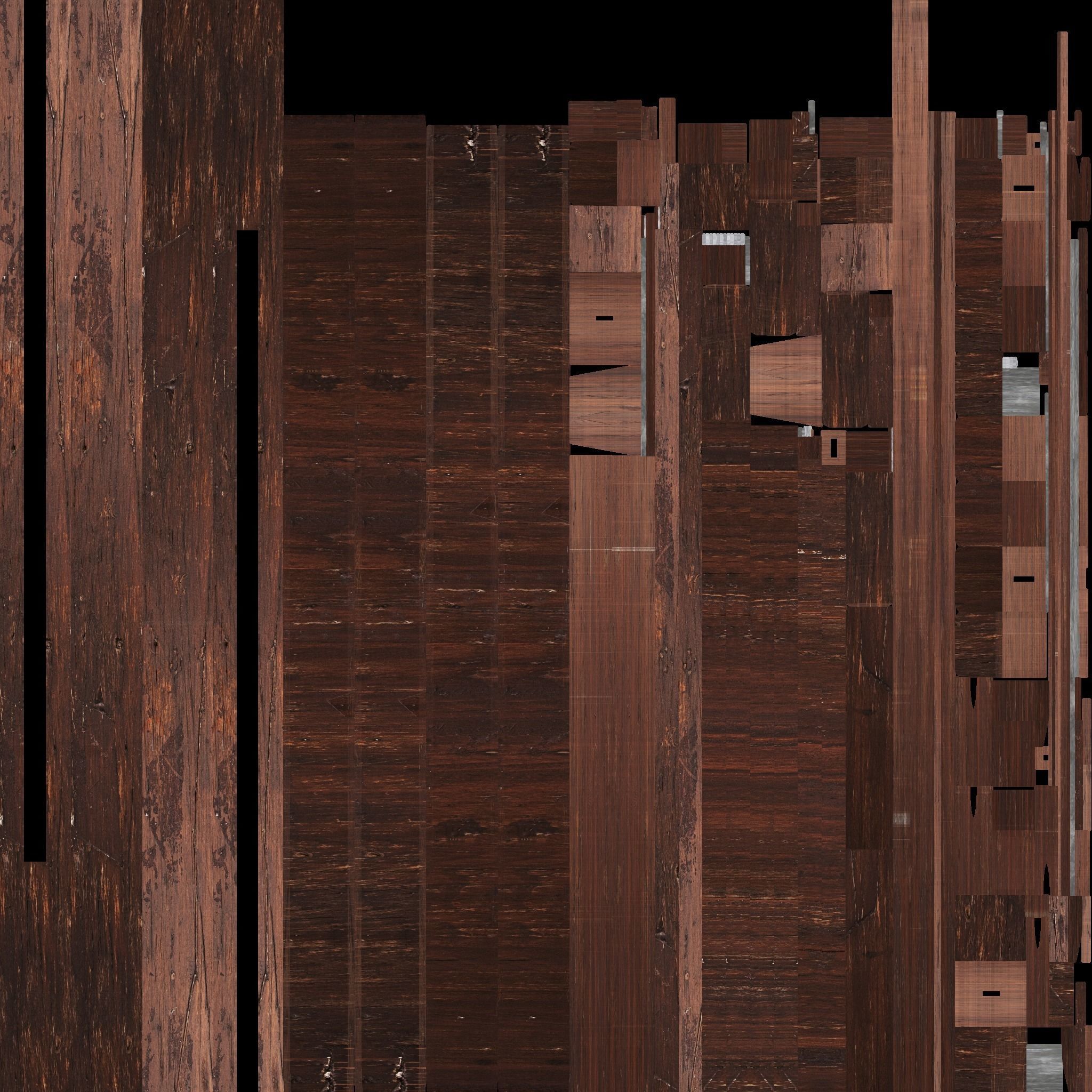 Guillotine  Low Poly Textured Game Ready Free low-poly 3D model_4