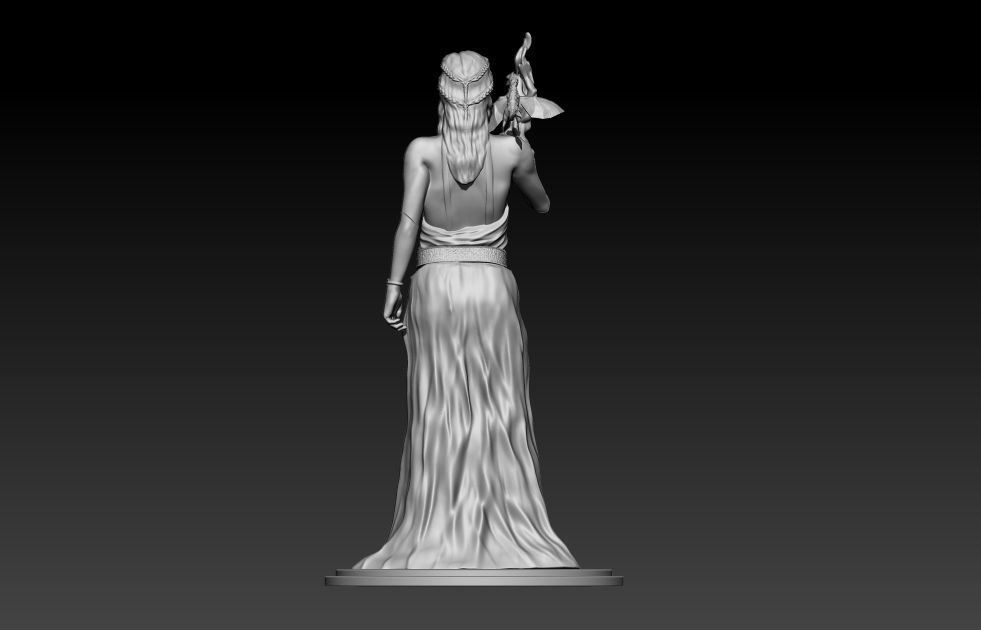 Daenerys Targaryen 3D print model_4