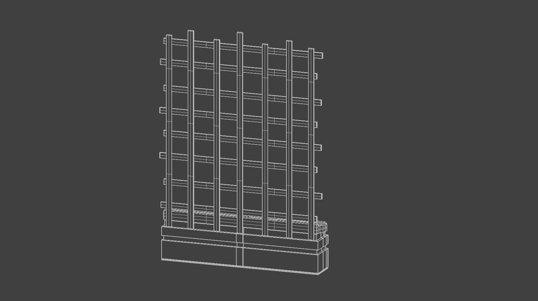 Decorative Mirror - Hall - Tree Heart Free 3D model_21