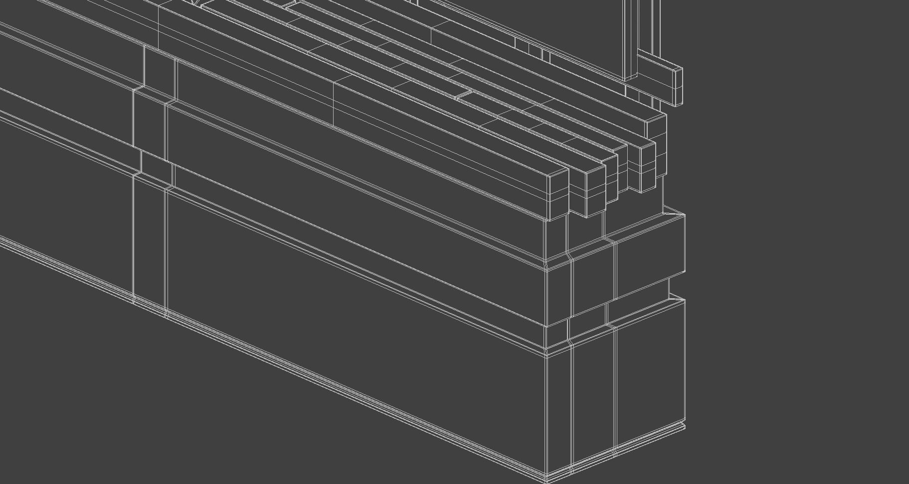 Decorative Mirror - Hall - Tree Heart Free 3D model_25