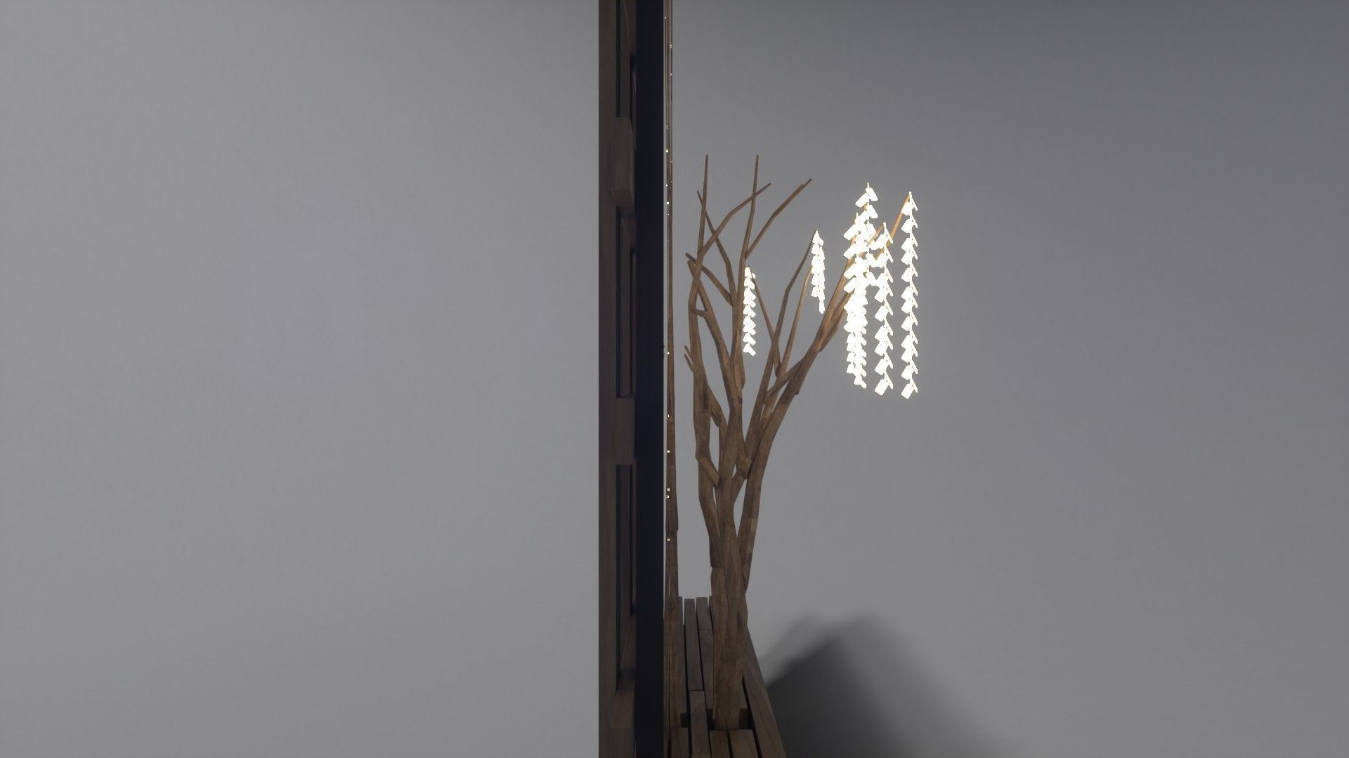 Decorative Mirror - Hall - Tree Heart Free 3D model_10