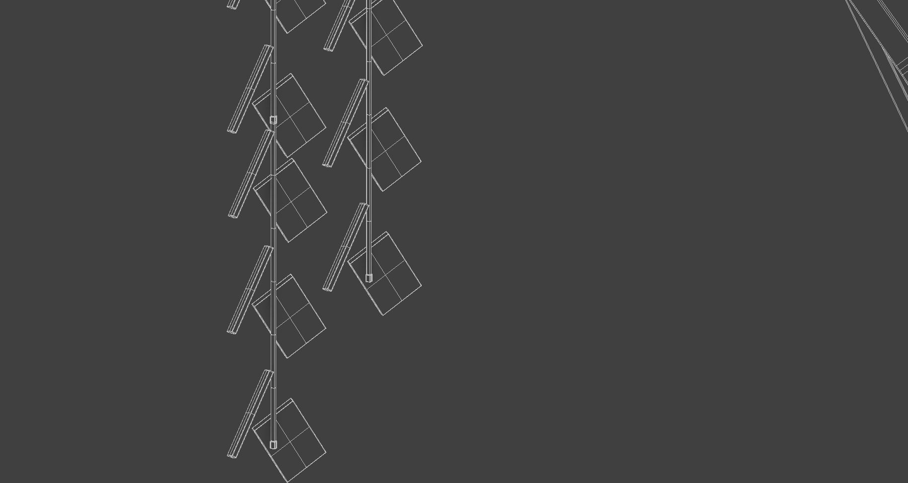 Decorative Mirror - Hall - Tree Heart Free 3D model_22