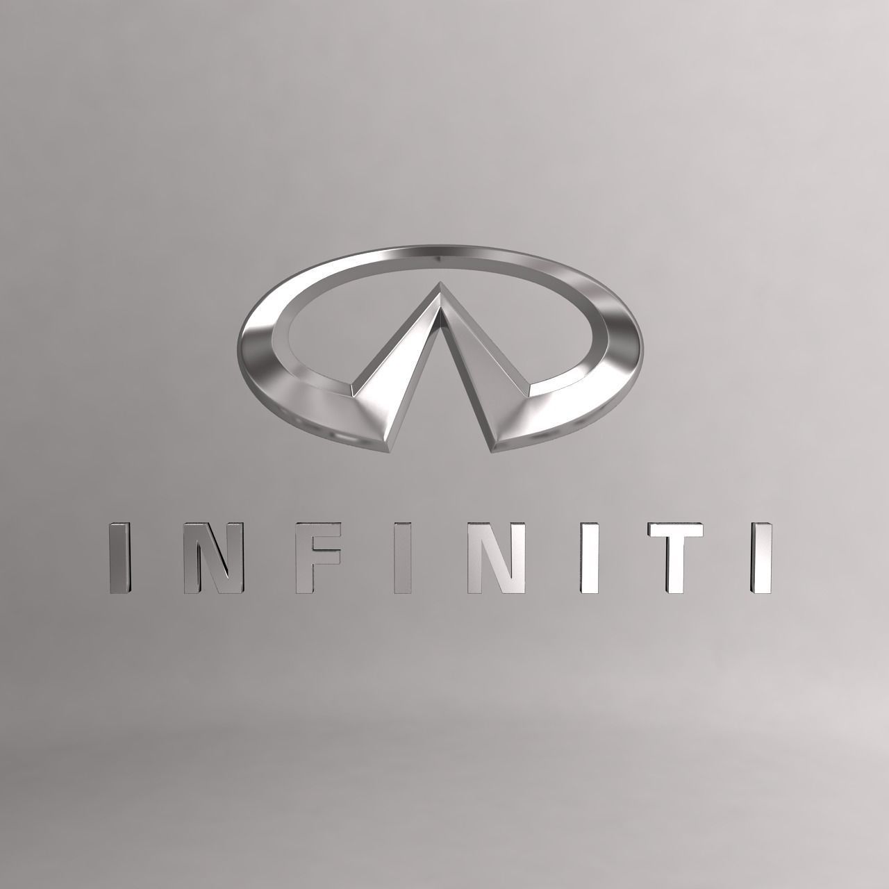 Infiniti car logo keychain 3d model 3D model | CGTrader