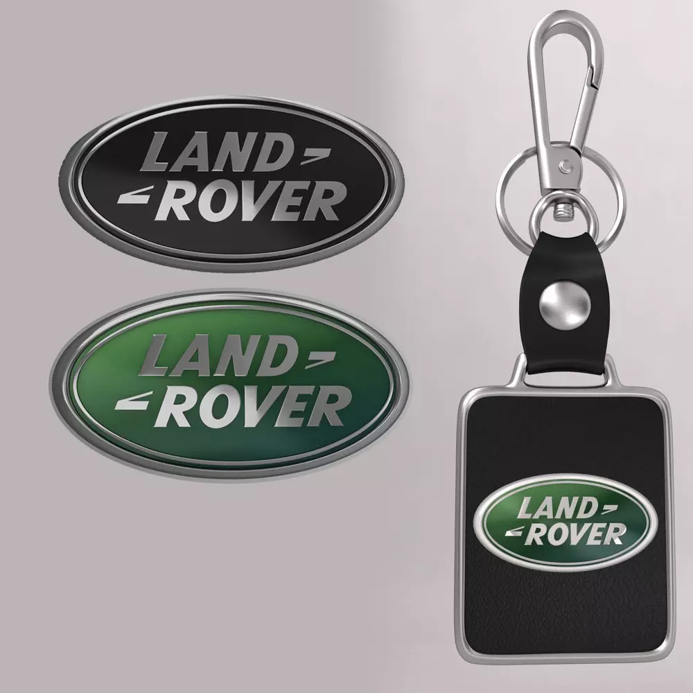 Land Rover car logo keychain 3d model 3D model | CGTrader