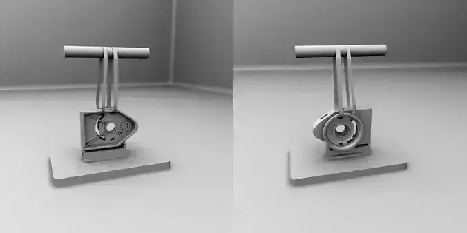 Machine Door 3D Model