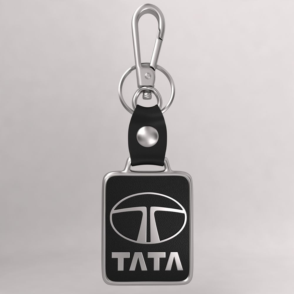 Tata car logo keychain 3d model  3D model_1
