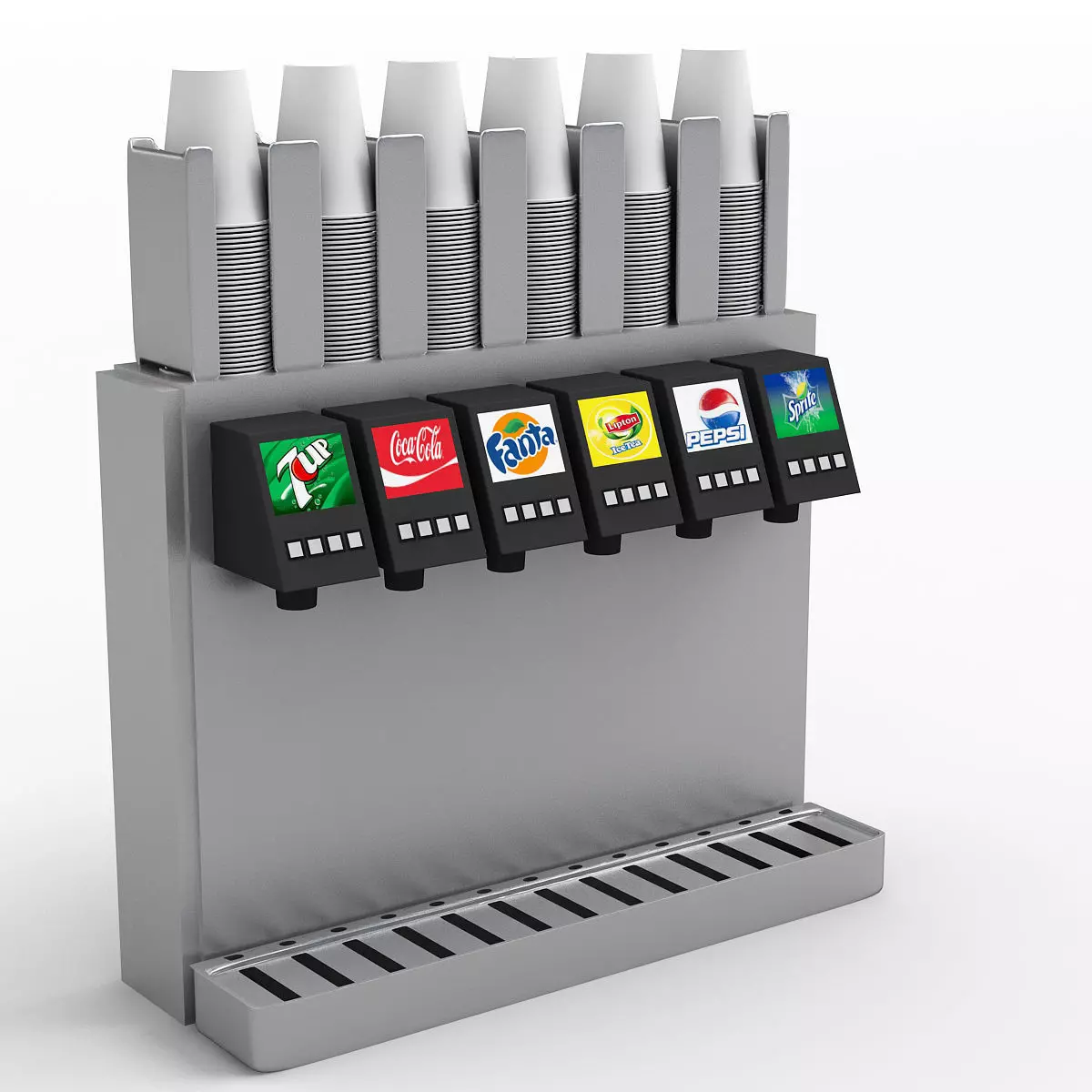 Drinks Dispenser 3D model_0