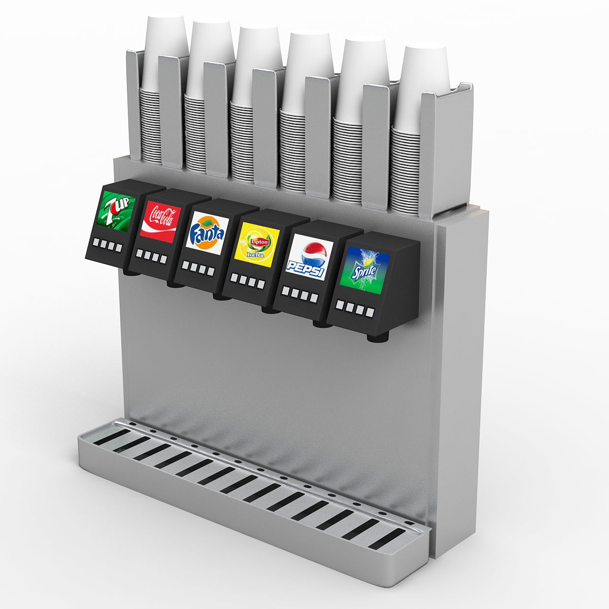 Drinks Dispenser 3D model_1