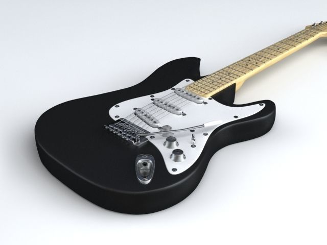 Electric Guitar 3D model_3