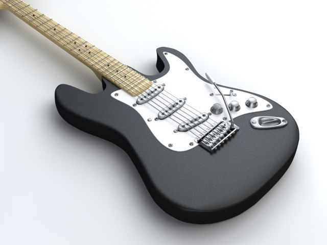 Electric Guitar 3D model_6