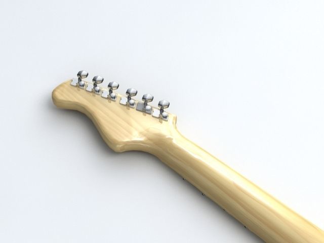 Electric Guitar 3D model_9