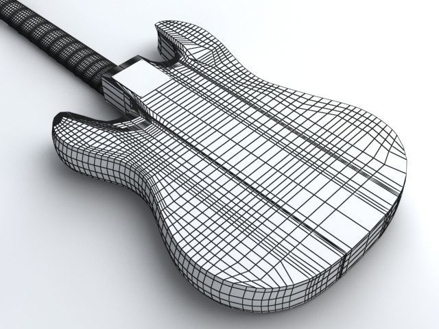 Electric Guitar 3D model_11