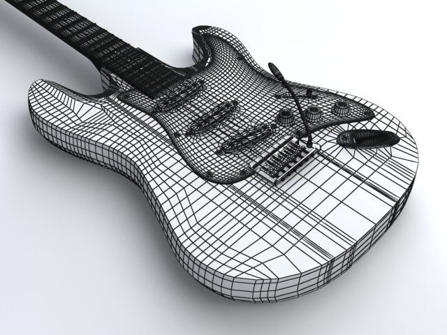 Electric Guitar 3D model_12