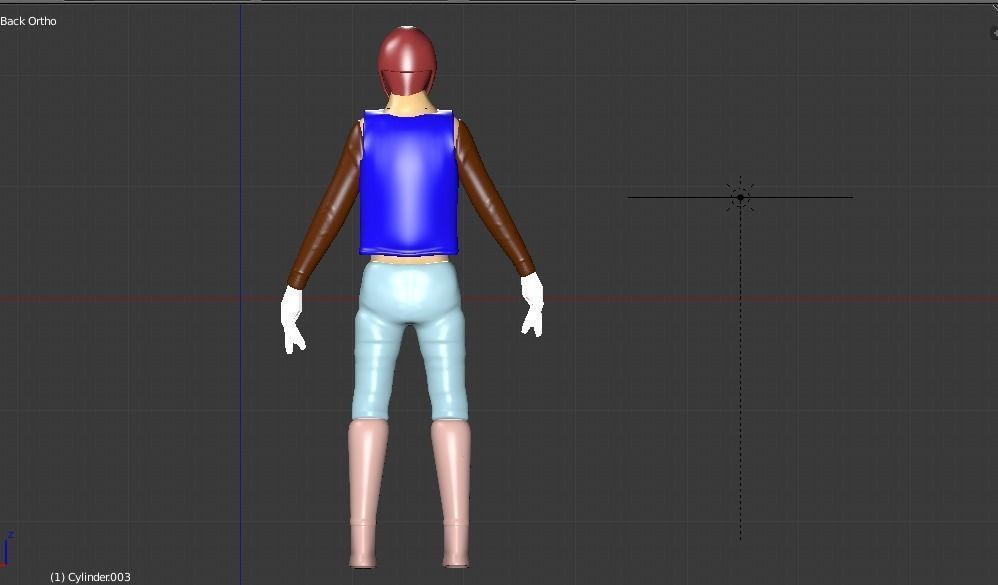 office jurky Free low-poly 3D model_1