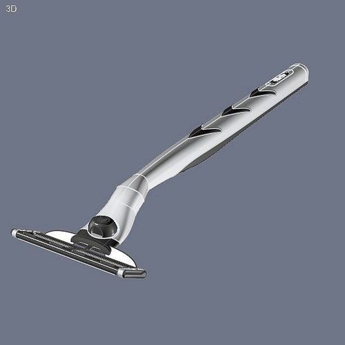 Gilette mach 3 razor CAD model 3D model