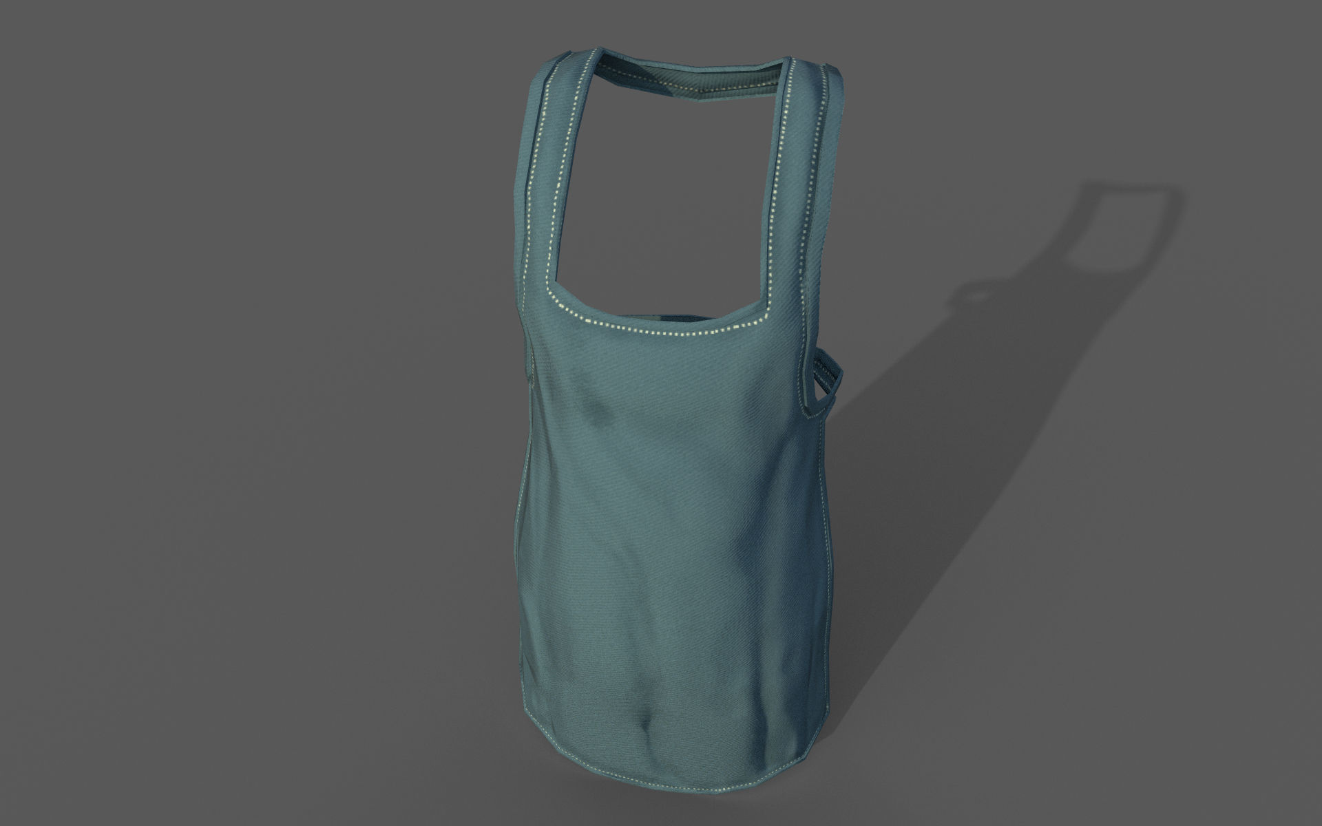 Chef Apron 3d Model Low-poly 3D model_1