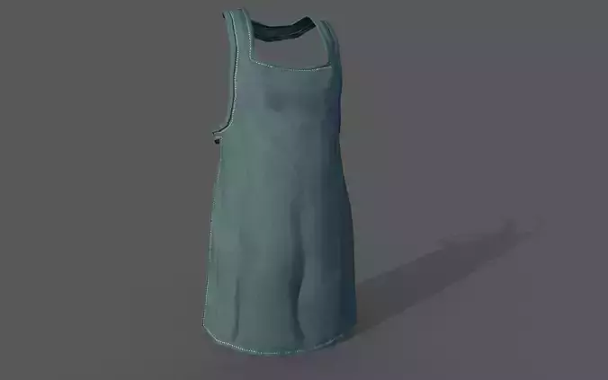 Chef Apron 3d Model