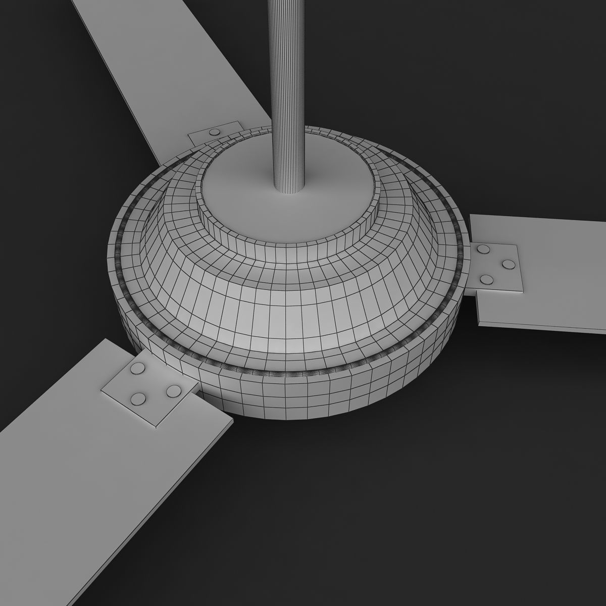 Ceilling Fan 3D model_8