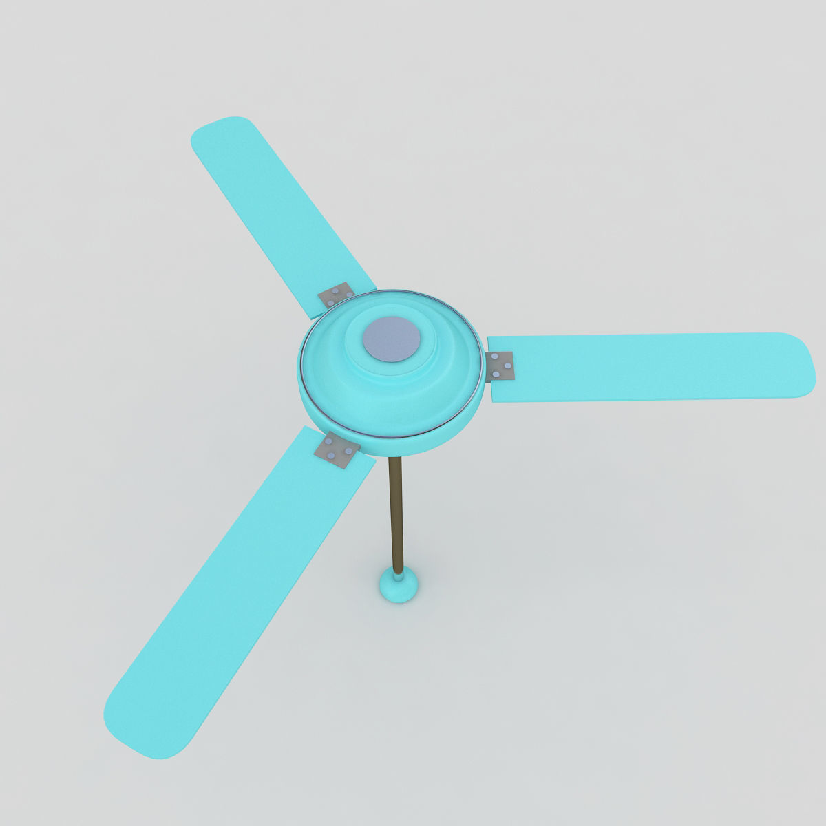 Ceilling Fan 3D model_3