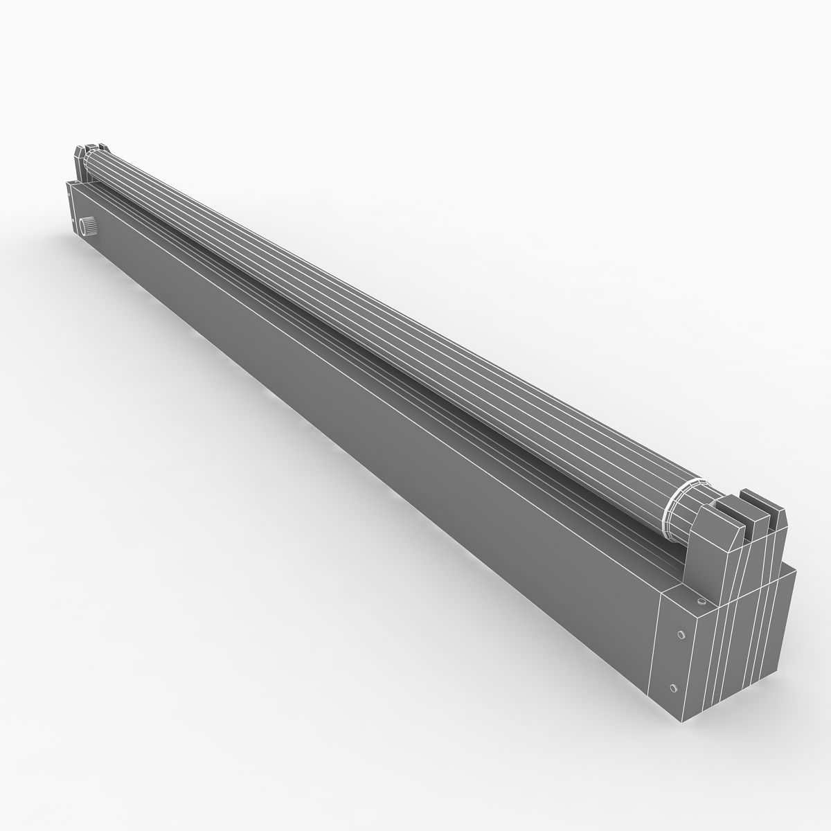 Fluorescent Fixture 3D model_5