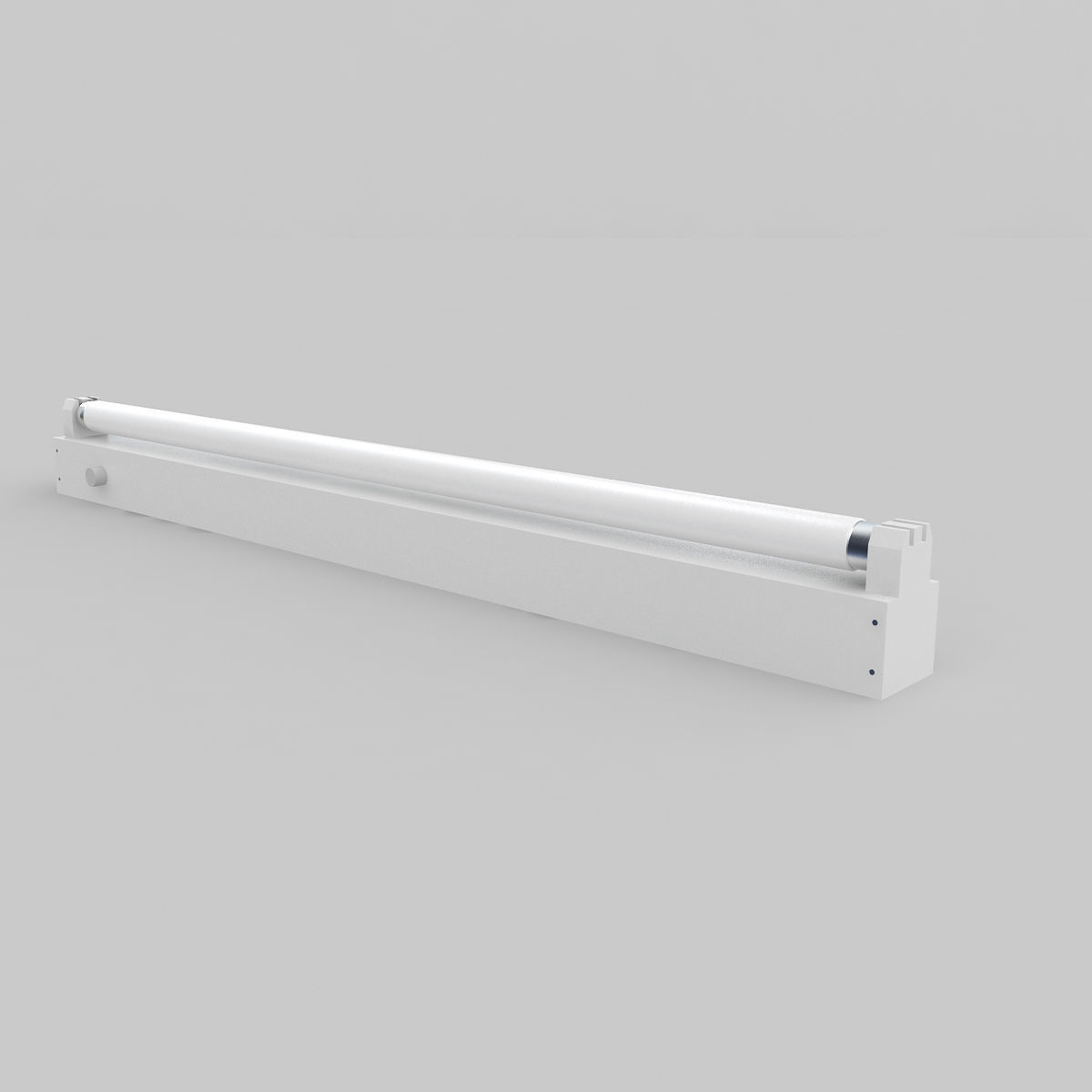Fluorescent Fixture 3D model_1