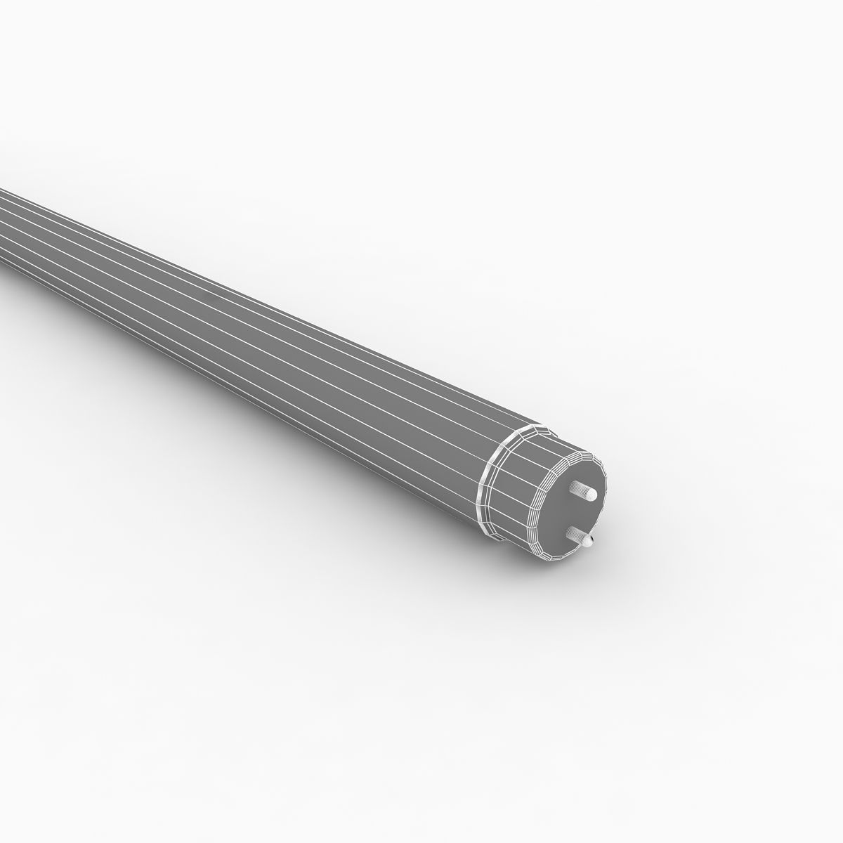 Fluorescent Tube 3D model_3
