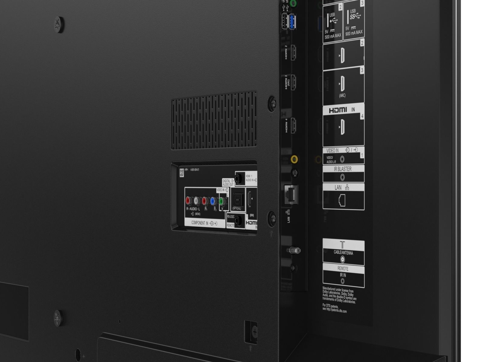 Sony X850E TV 3D model_10