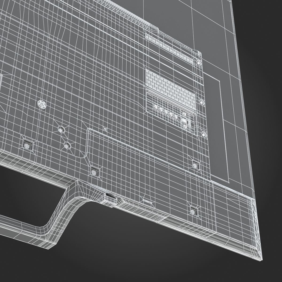 Sony X850E TV 3D model_25
