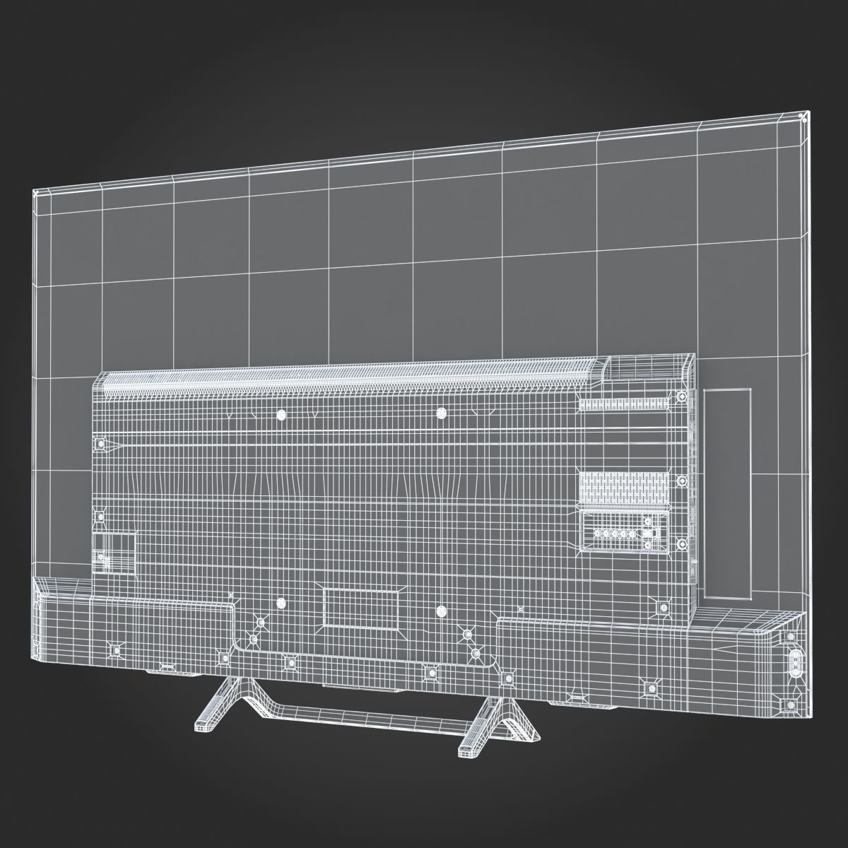 Sony X850E TV 3D model_19