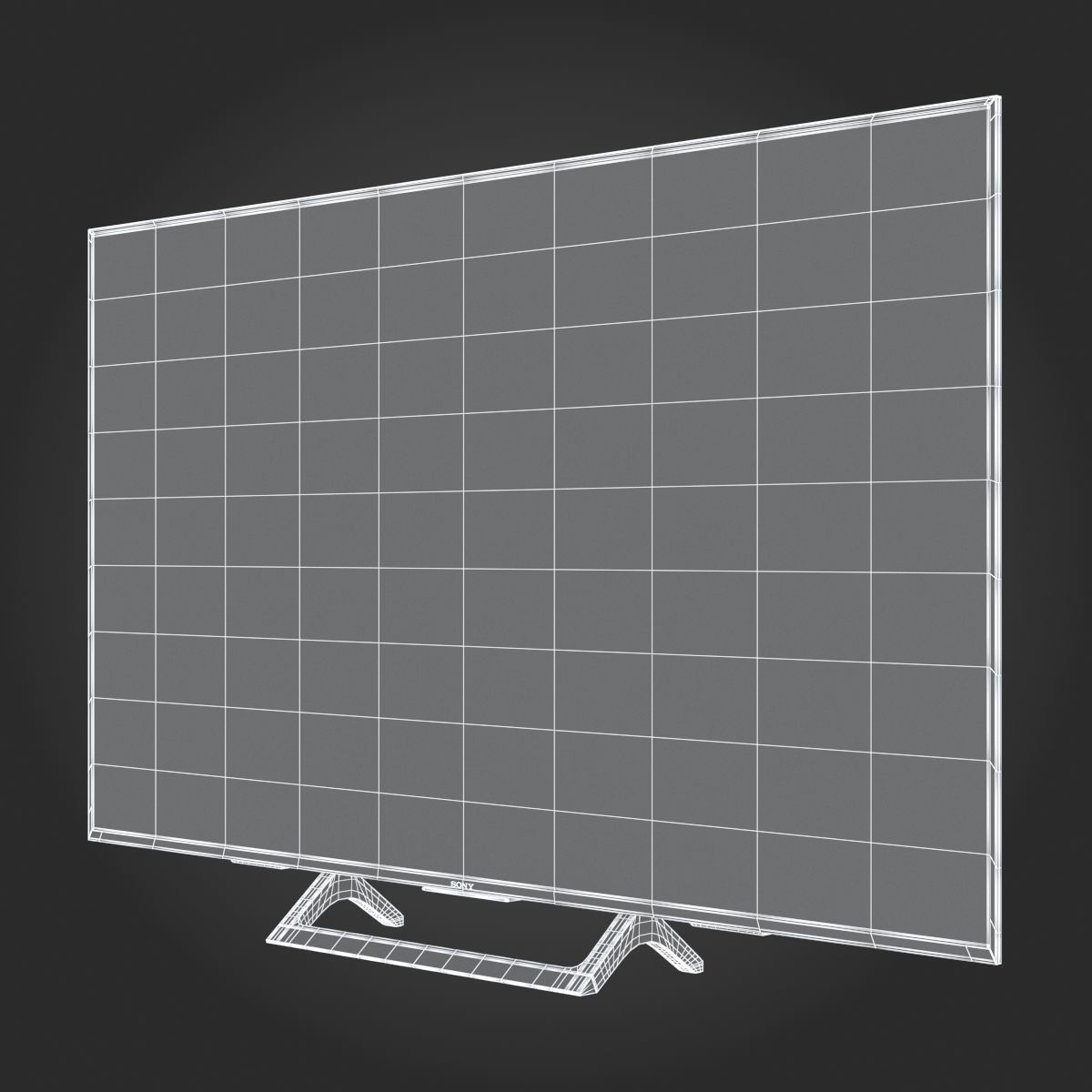 Sony X850E TV 3D model_18