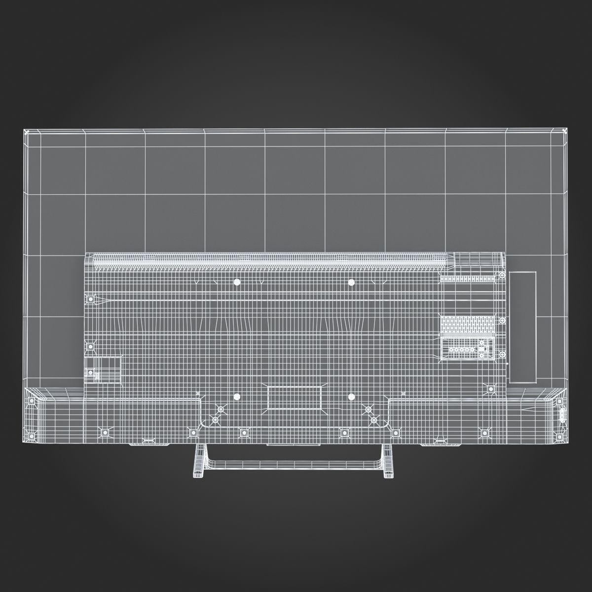 Sony X850E TV 3D model_17