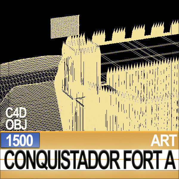 Conquistador Fort A 1500 3D model_10