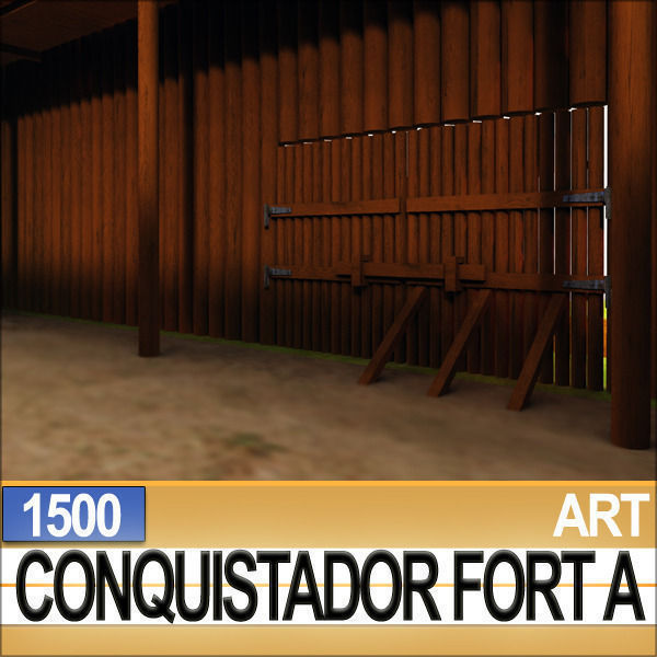 Conquistador Fort A 1500 3D model_3