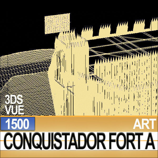 Conquistador Fort A 1500 3D model_11