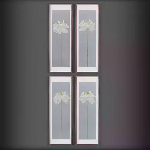 Picture Frames Low-poly 3D model